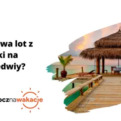 Ile trwa lot z Polski na Malediwy? Tropikalny widok z pomostem i altaną zaprasza do raju.