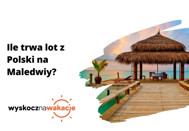 Ile trwa lot z Polski na Malediwy? Tropikalny widok z pomostem i altaną zaprasza do raju.
