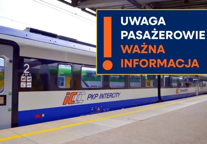 Pasażerowie, uwaga! Ważna informacja od PKP Intercity. Pociąg na peronie czeka.