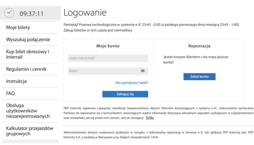 Zwrot biletu Intercity: Jak odzyskać pieniądze krok po kroku?