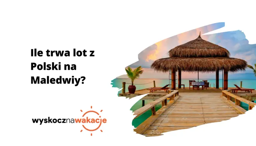 Ile trwa lot z Polski na Malediwy? Tropikalny widok z pomostem i altaną zaprasza do raju.